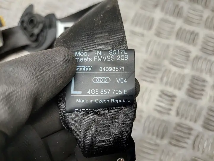 Audi A7 (2010 - 2014)  4G8857705E Передний ремень безопасности