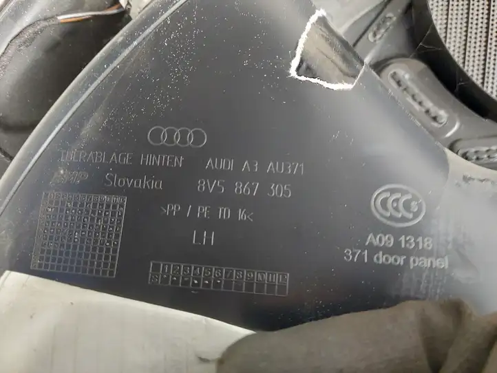 Audi A3/S3 8V (2012 - 2016) 8V5867305 Обшивка задней двери — фото 2