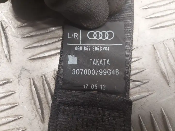 Audi A7 S7 4G (2010 - 2014) 4G0857805C Задний ремень безопасности — фото 5