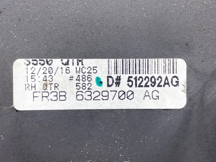 Ford Mustang VI (2015 - ) FR3B6329700AG Заднее боковое стекло — фото 3