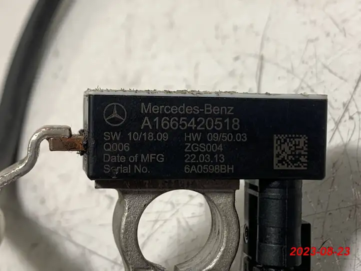 Mercedes-Benz GL X166 (2013 - 2019) A1665420518 Минусовой провод аккумулятора — фото 5