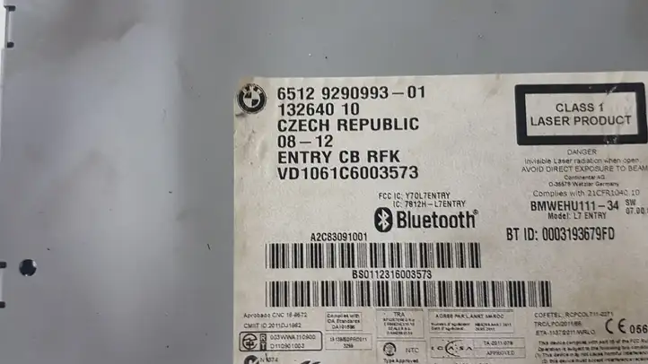 BMW 3 F30 F35 F31 (2012 - 2018) 13264010 Магнитола / мультимедийная система — фото 7