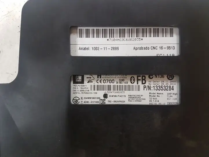 Opel Astra (2009 - 2012)  13353284 Модуль «Bluetooth»