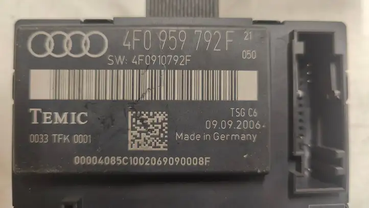Audi A6 S6 C6 4F (2004 - 2008) 4F0959792F Блок управления дверью — фото 3