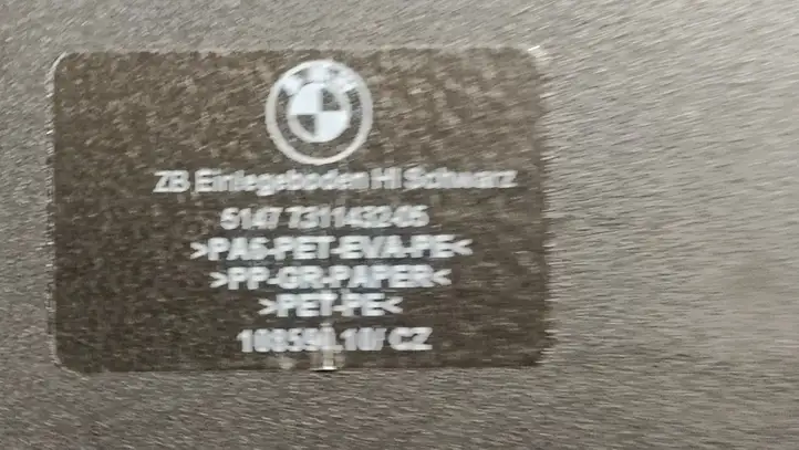 BMW 3 F30 F35 F31 (2012 - 2018) 5147731143205 Пол багажника — фото 2