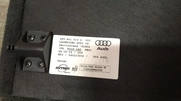 Audi A6 S6 C6 4F (2004 - 2008) 4F9861529D Пол багажника — фото 6