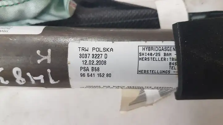 Citroen C4 I Picasso (2006 - 2013) 9654115280 Боковая подушка безопасности шторка — фото 2
