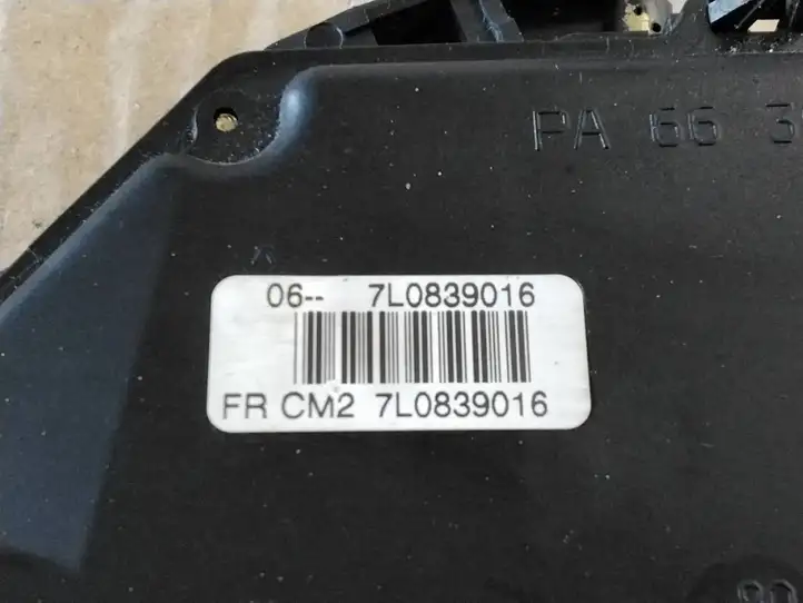 Volkswagen Golf V (2003 - 2009) 7L0839016 Замок задней двери — фото 5