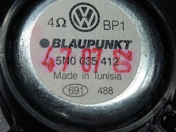 Volkswagen Tiguan (2007 - 2011) 5N0035412 Динамики передних дверей — фото 3