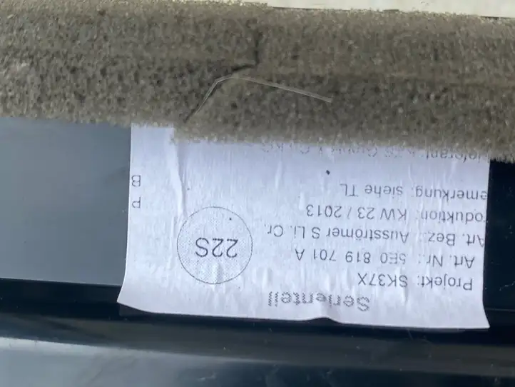 Skoda Octavia Mk3 (5E) (2013 - 2019) 5E0819701A Боковой воздушный дефлектор — фото 4