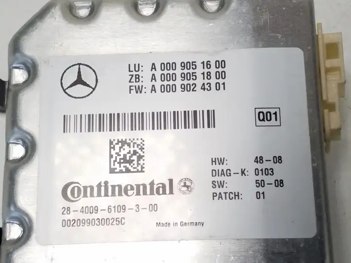 Mercedes-Benz E C207 W207 (2009 - 2017) A0009051600 Камера в лобовом стекле — фото 2