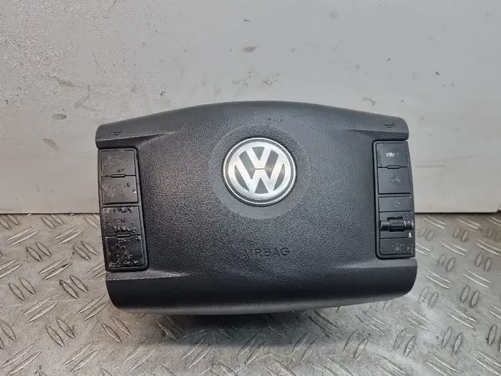 Volkswagen Touareg I (2002 - 2010) 7L6880201CP Подушка безопасности руля — фото 1