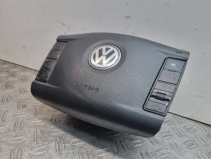 Volkswagen Touareg I (2002 - 2010) 7L6880201CP Подушка безопасности руля — фото 2