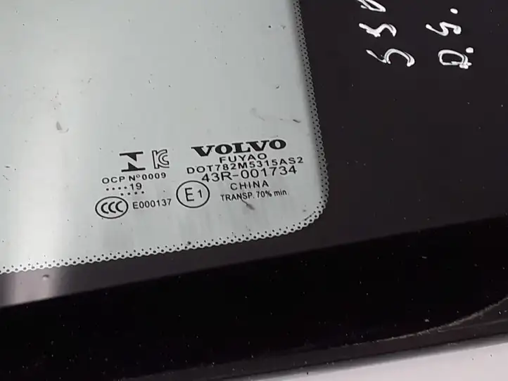 Volvo S90, V90 (2016 - 2020) 31385505 Заднее боковое стекло — фото 3
