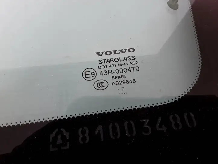 Volvo XC70 (2007 - 2013) 30716747 Заднее боковое стекло — фото 2