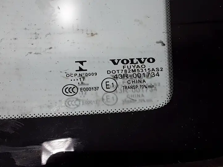 Volvo S90, V90 (2016 - 2020) 31689019 Заднее боковое стекло — фото 2