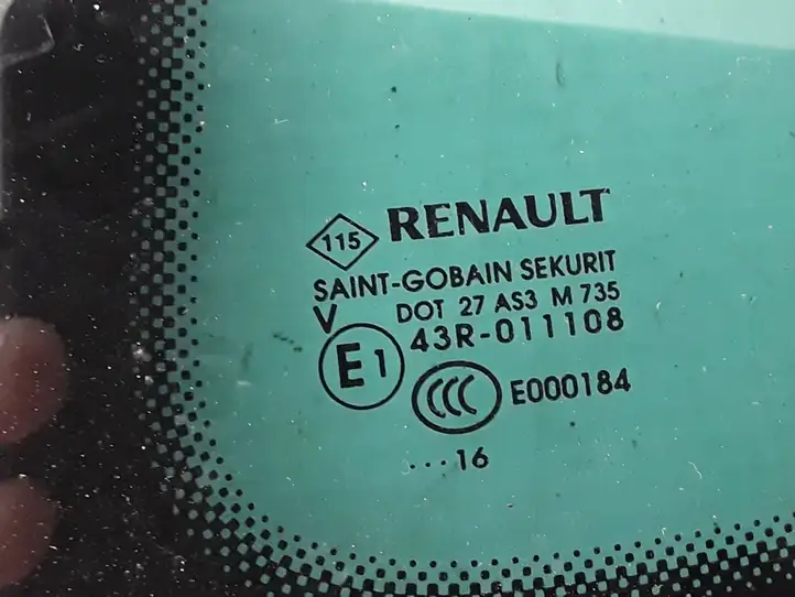 Renault Scenic IV - Grand scenic IV (2016 - ) 833070700R Заднее боковое стекло — фото 2