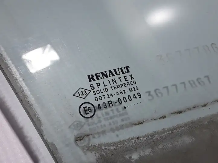 Renault Scenic II - Grand scenic II (2006 - 2009) 8200120588 Стекло передней двери — фото 2