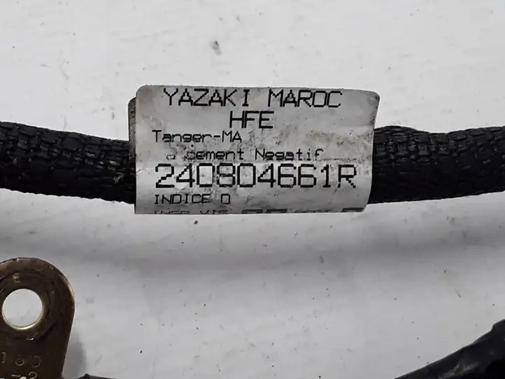 Renault Kadjar (2015 - 2018) 240804661R Минусовой провод аккумулятора — фото 4