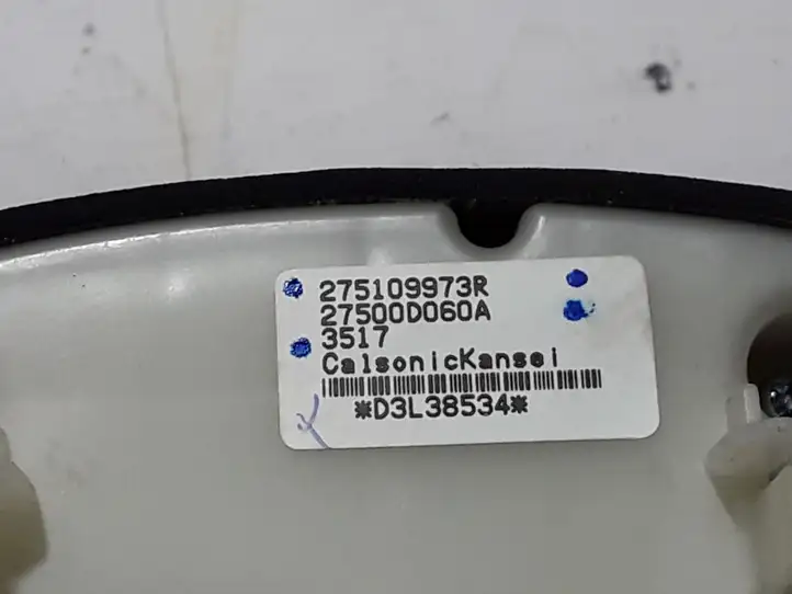 Renault Laguna III (2007 - 2015) 275109973R Блок управления кондиционером — фото 3