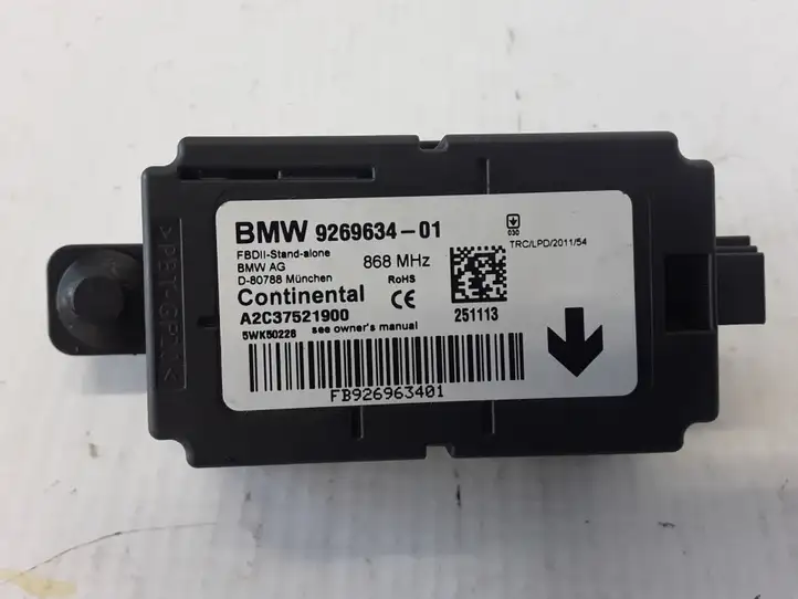BMW 3 F30 F35 F31 (2012 - 2018) 9269634 Блок управления сигнализацией — фото 1