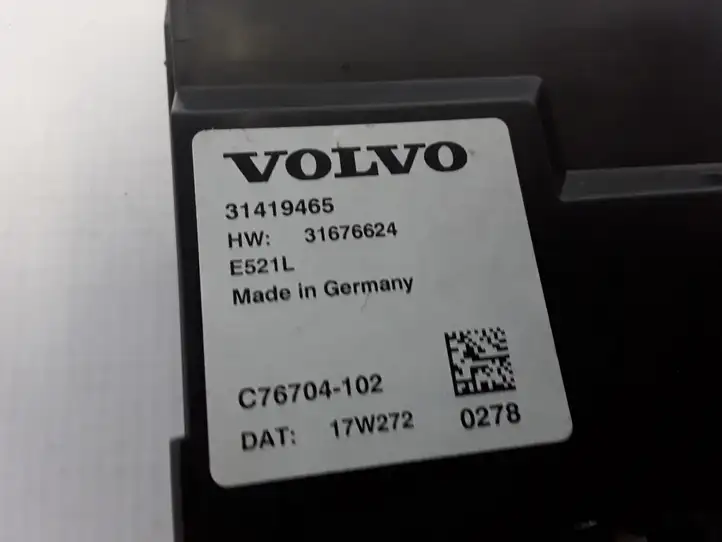 Volvo XC60 (2017 - ) 31419465 Прочие блоки управления — фото 2