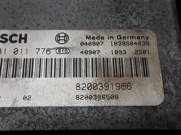 Renault Scenic II - Grand scenic II (2003 - 2006) 8200391966 Блок управления двигателем (ЭБУ) — фото 3