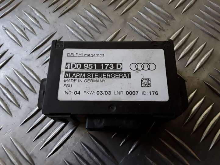 4D0951173D Audi A6 S6 C5 4B Signalizacijos valdymo blokas