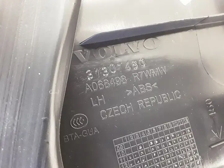 Volvo V60 (2013 - 2018) 31307480 Нижняя обшивка стойки B — фото 2