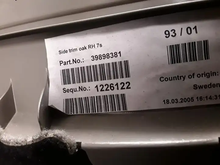 Volvo XC90 (2002 - 2006) 39898381 Обшивка стойки у окна — фото 4