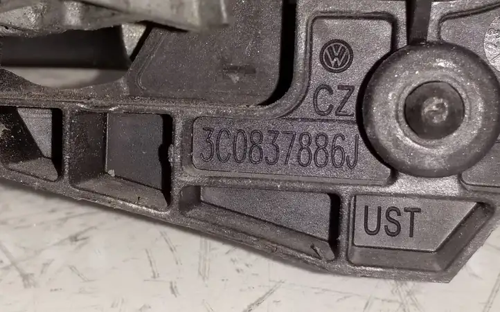 Volkswagen PASSAT B6 (2005 - 2010) 3C0837886J Наружная ручка задней двери — фото 4