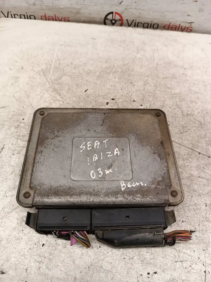 Seat Ibiza III (6L) (2002 - 2008)  036906034GM Блок управления двигателя