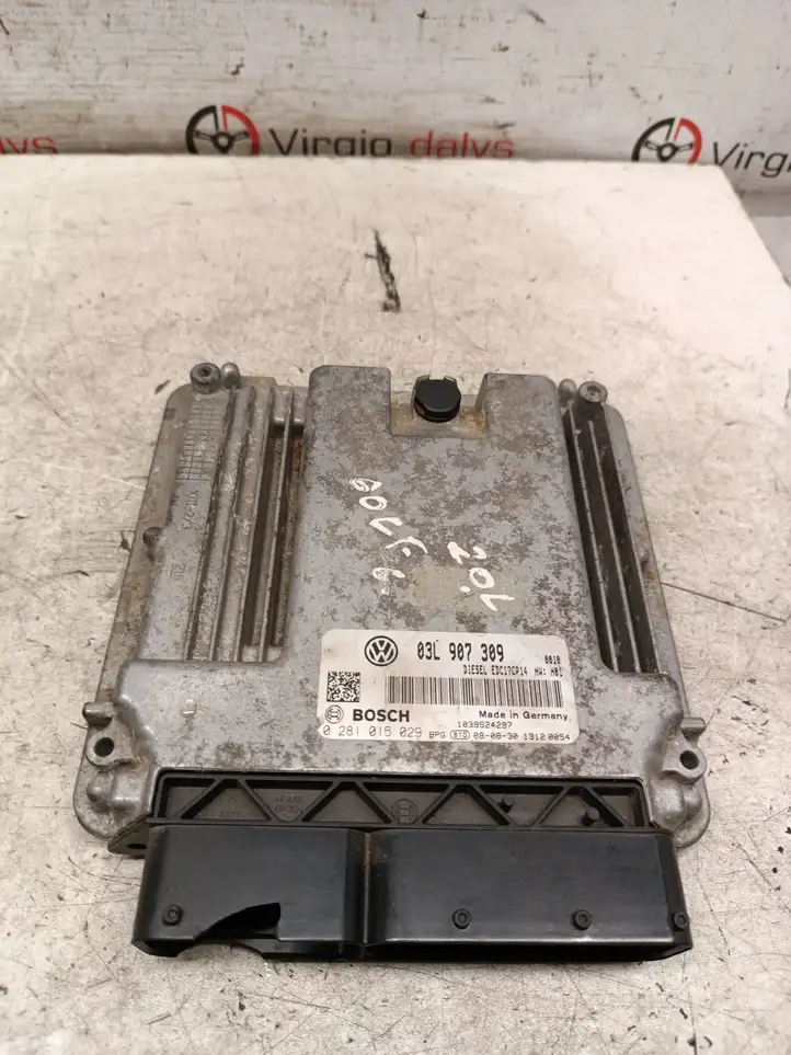 Volkswagen Golf VI (2009 - 2013) 03L907309 Блок управления двигателем (ЭБУ) — фото 1