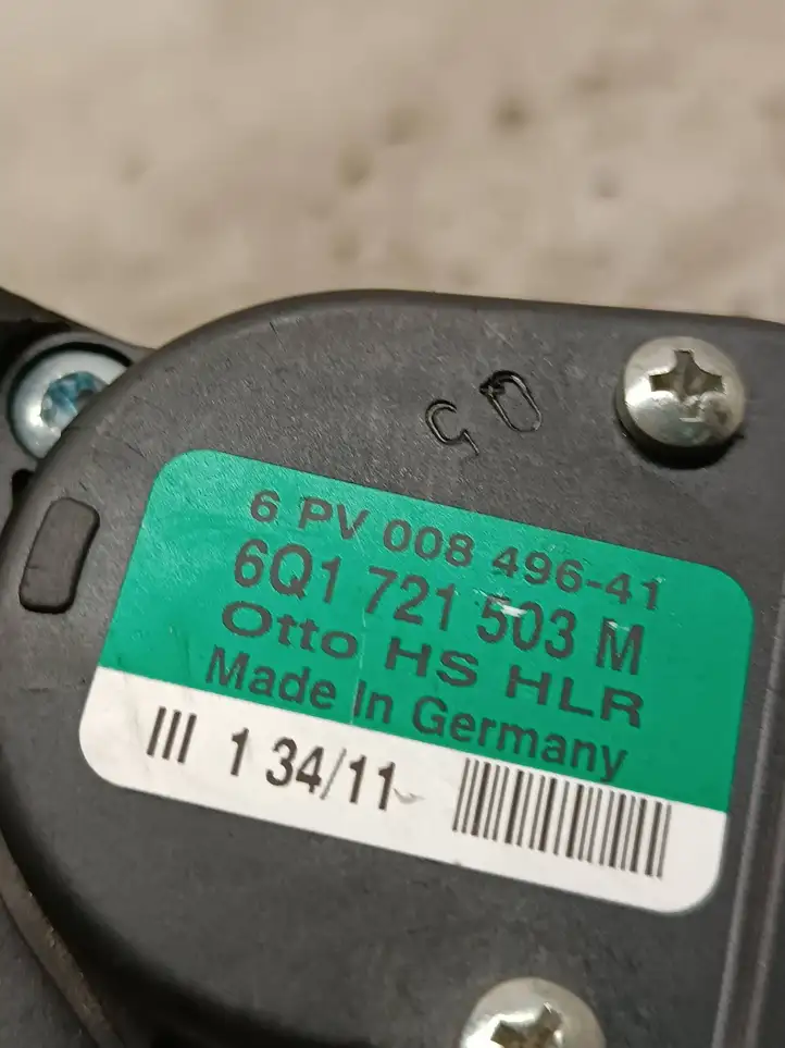 Seat Ibiza IV (6J,6P) (2008 - 2017) 6Q1721503M Педаль акселератора — фото 4