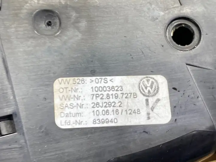 Volkswagen Touareg II (2010 - 2018) 7P2819727B Боковой воздушный дефлектор — фото 3