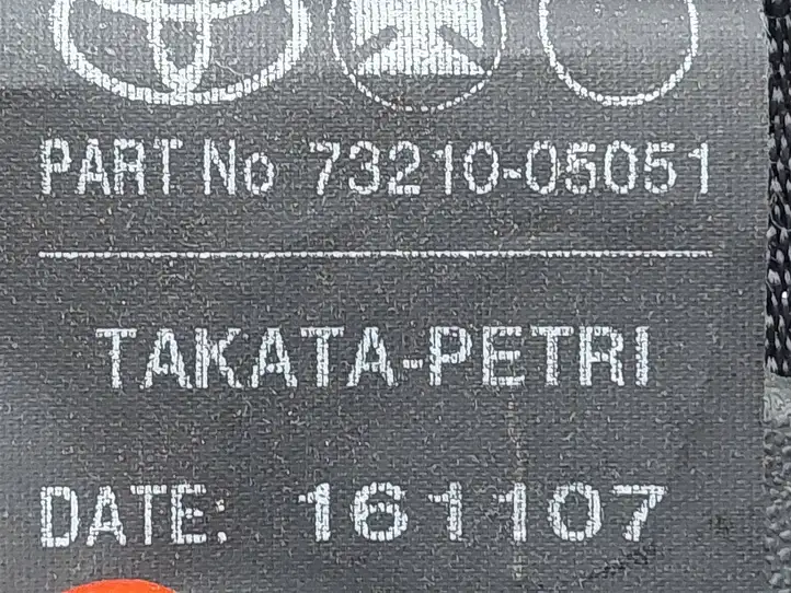 Toyota Avensis T250 (2006 - 2009)  7321005051 Передний ремень безопасности