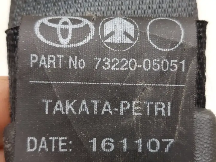 Toyota Avensis T250 (2006 - 2009) 7322005051 Передний ремень безопасности — фото 2