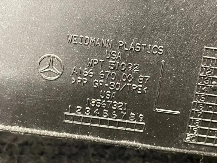 Mercedes-Benz GL X166 (2013 - 2019) A1666700150 Заднее боковое стекло — фото 5