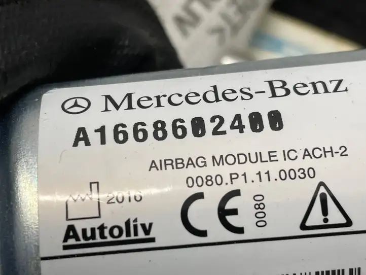 Mercedes-Benz GLE W166/C292 (2015 - 2019) A1668602400 Боковая подушка безопасности шторка — фото 6