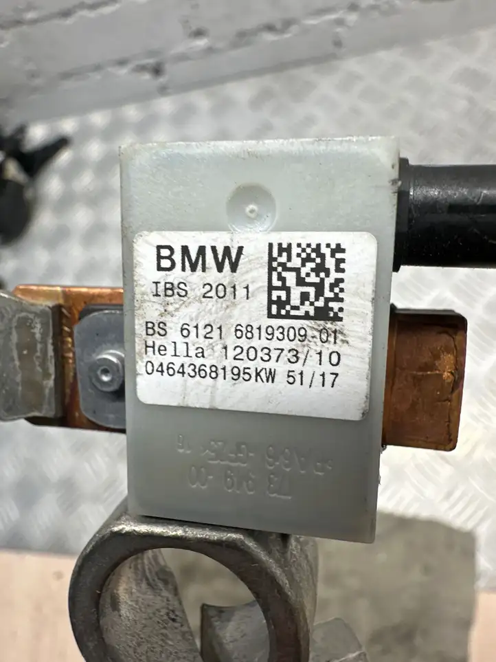 BMW X5 F15 (2013 - 2017) 6819309 Минусовой провод аккумулятора — фото 3