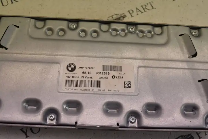 BMW X3 F25 (2010 - 2017) 9312519 Усилитель звука — фото 8