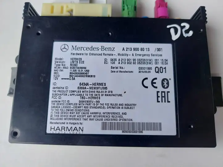 Mercedes-Benz CLA C117,X117,W117 (2013 - 2019) A2139008013 Bluetooth модуль — фото 2