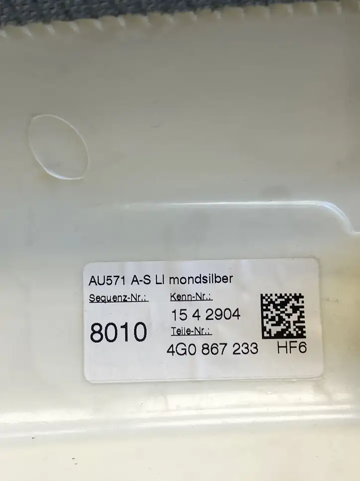 Audi A6 C7 (2011 - 2014) 4G0867233 Обшивка стойки A — фото 5