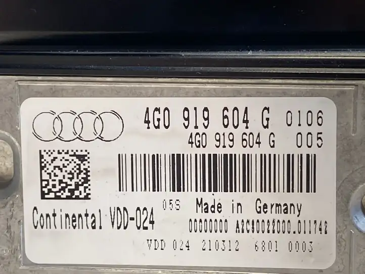 Audi A6 C7 (2011 - 2014) 4G0919604G Выдвижной дисплей — фото 6