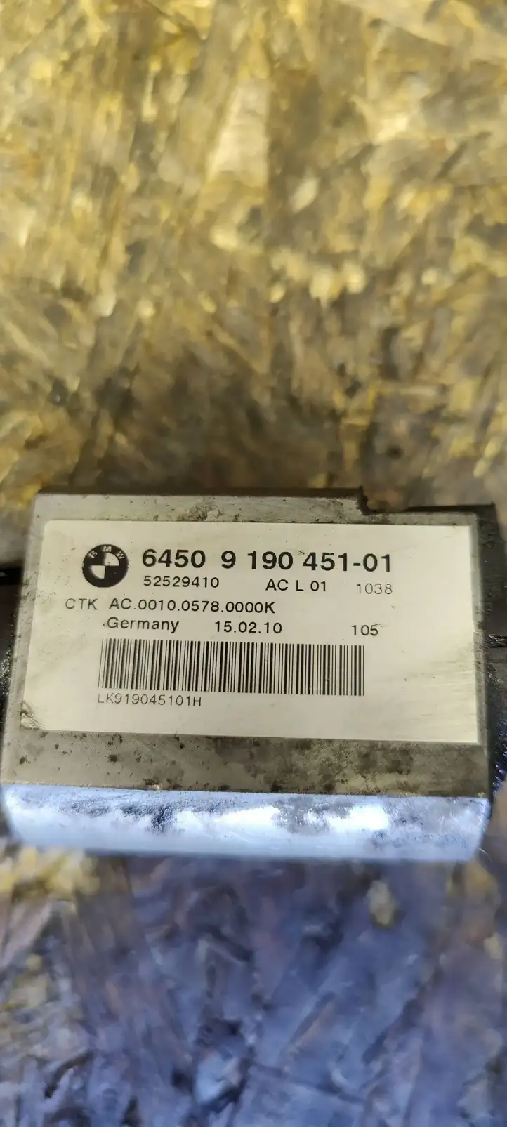 BMW 3 E90 E91 (2005 - 2012) 9190451 Трубки и шланги кондиционера — фото 4
