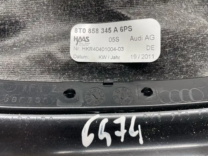 Audi A5 8T 8F (2007 - 2011) 8T0858345A Обшивка рулевой колонки — фото 3