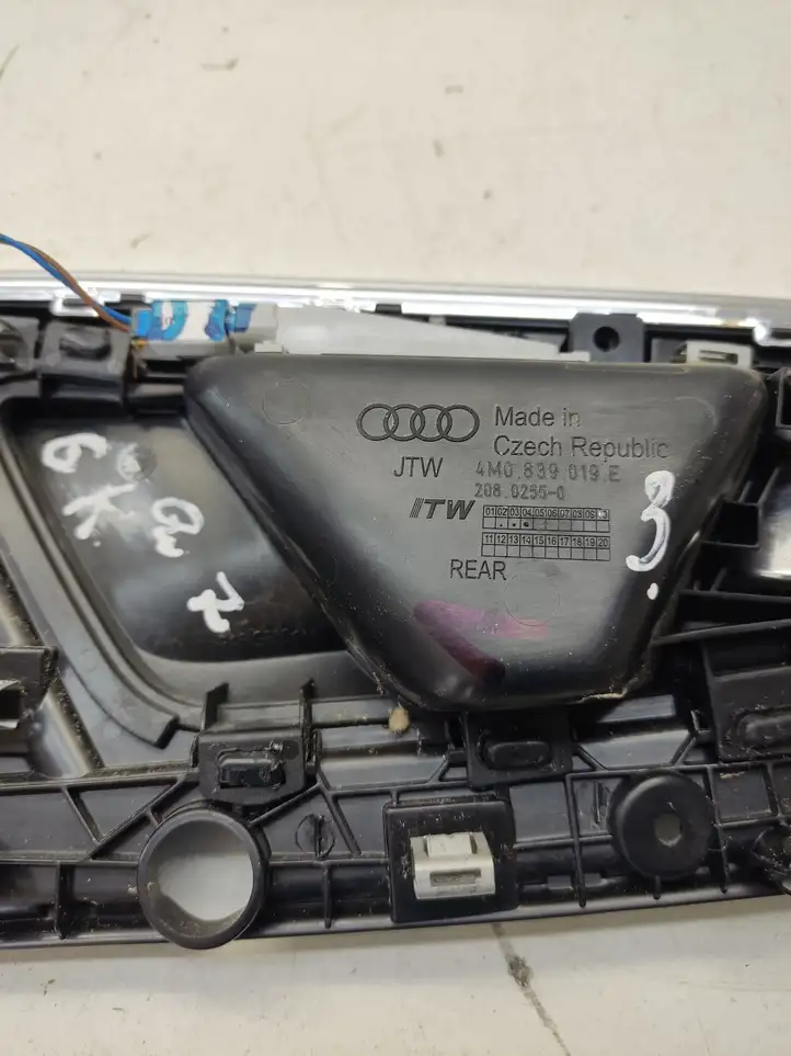Audi Q7 4M (2015 - ) 4M0867223A Внутренняя ручка задней двери — фото 8