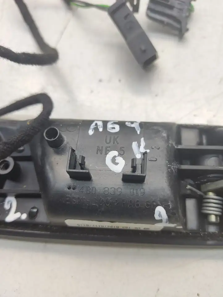 Audi A6 Allroad C5 (2000 - 2006) 4B0839019 Внутренняя ручка задней двери — фото 7