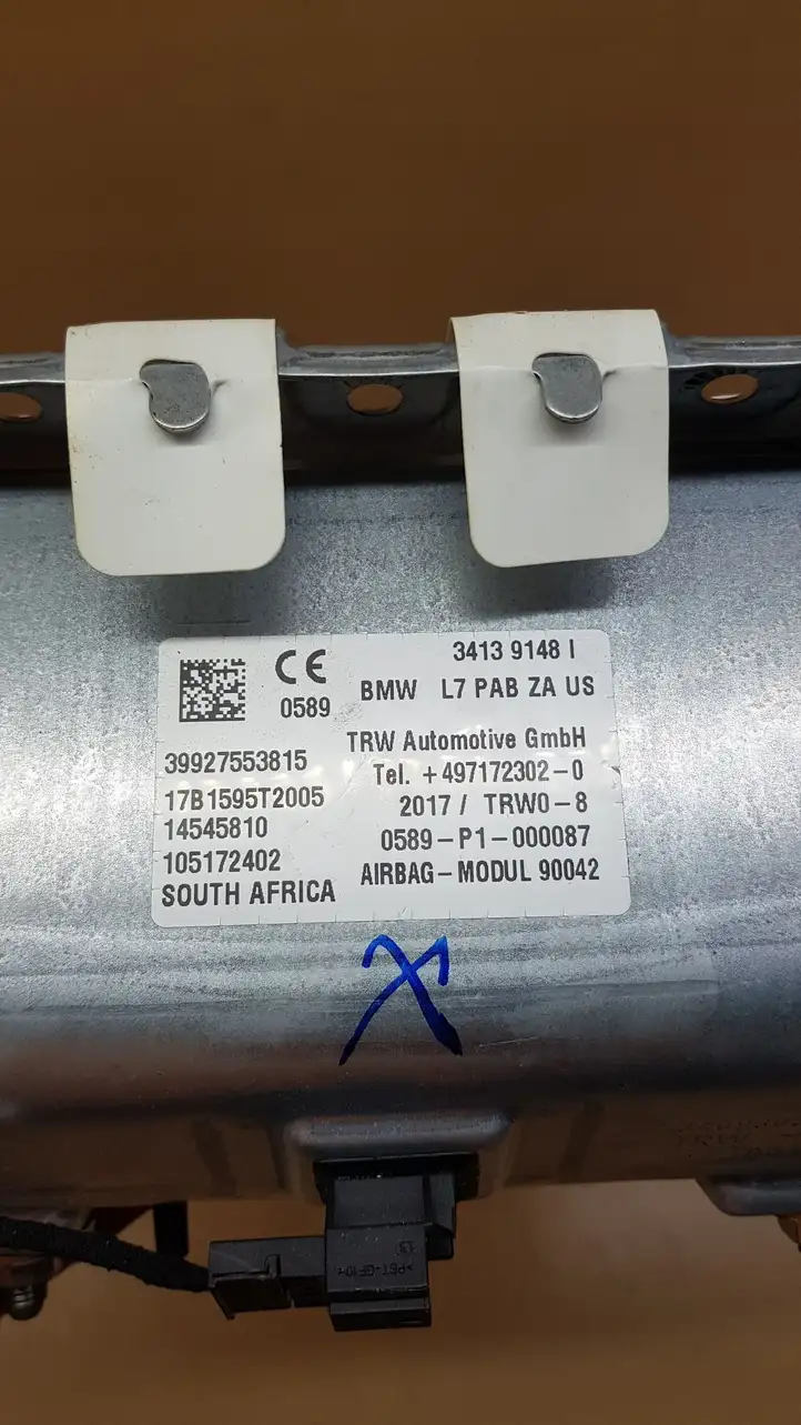 BMW 3 F30 F35 F31 (2012 - 2018) 34139148 Подушка безопасности пассажира — фото 6