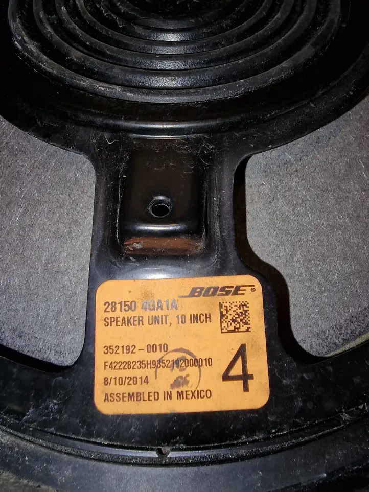Infiniti Q50 (2013 - 2018)  281504GA1A Громкоговоритель (громкоговорители) в передних дверях